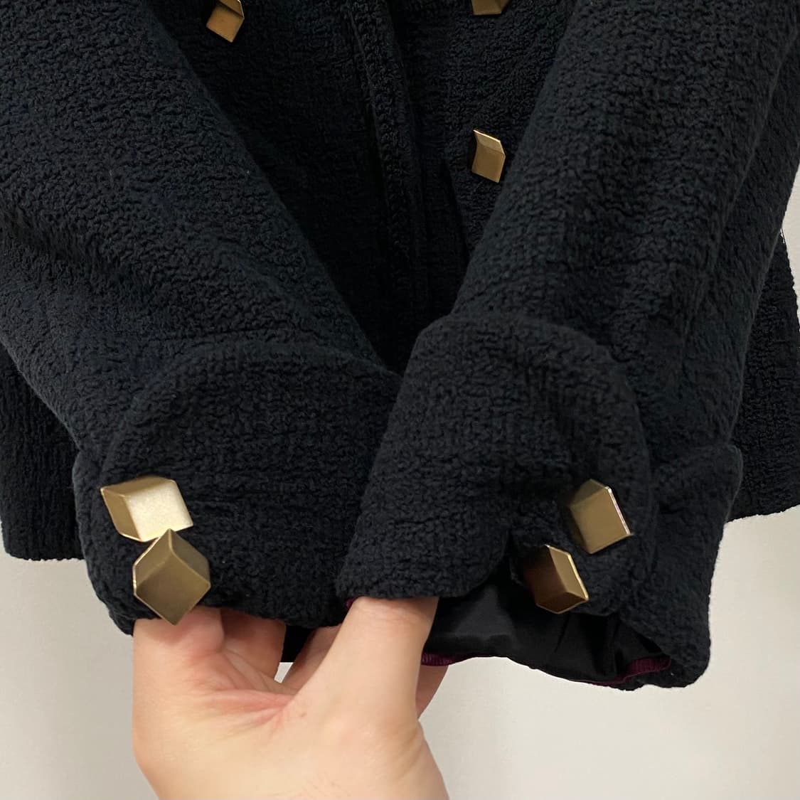 시스템 한섬 금장 숏 자켓 상품이미지6