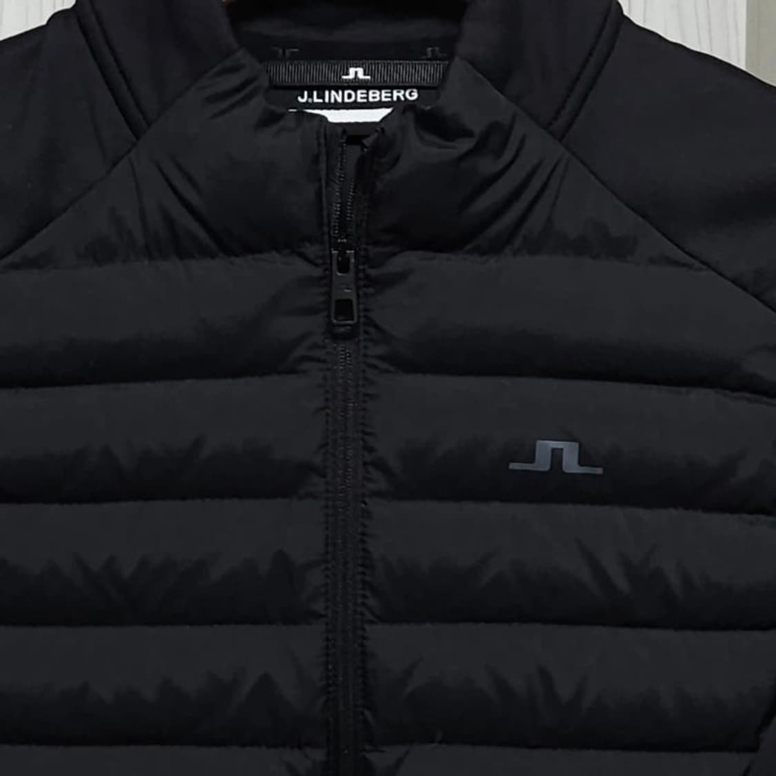 여성44)제이린드버그 구스경량 패딩조끼 베스트 블랙 상품이미지2