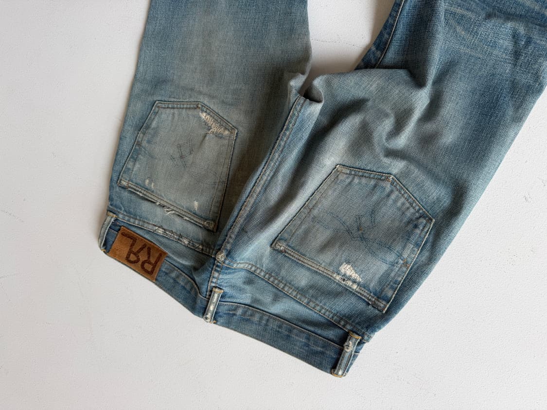 RRL Low straight selvedge jean.  상품이미지4