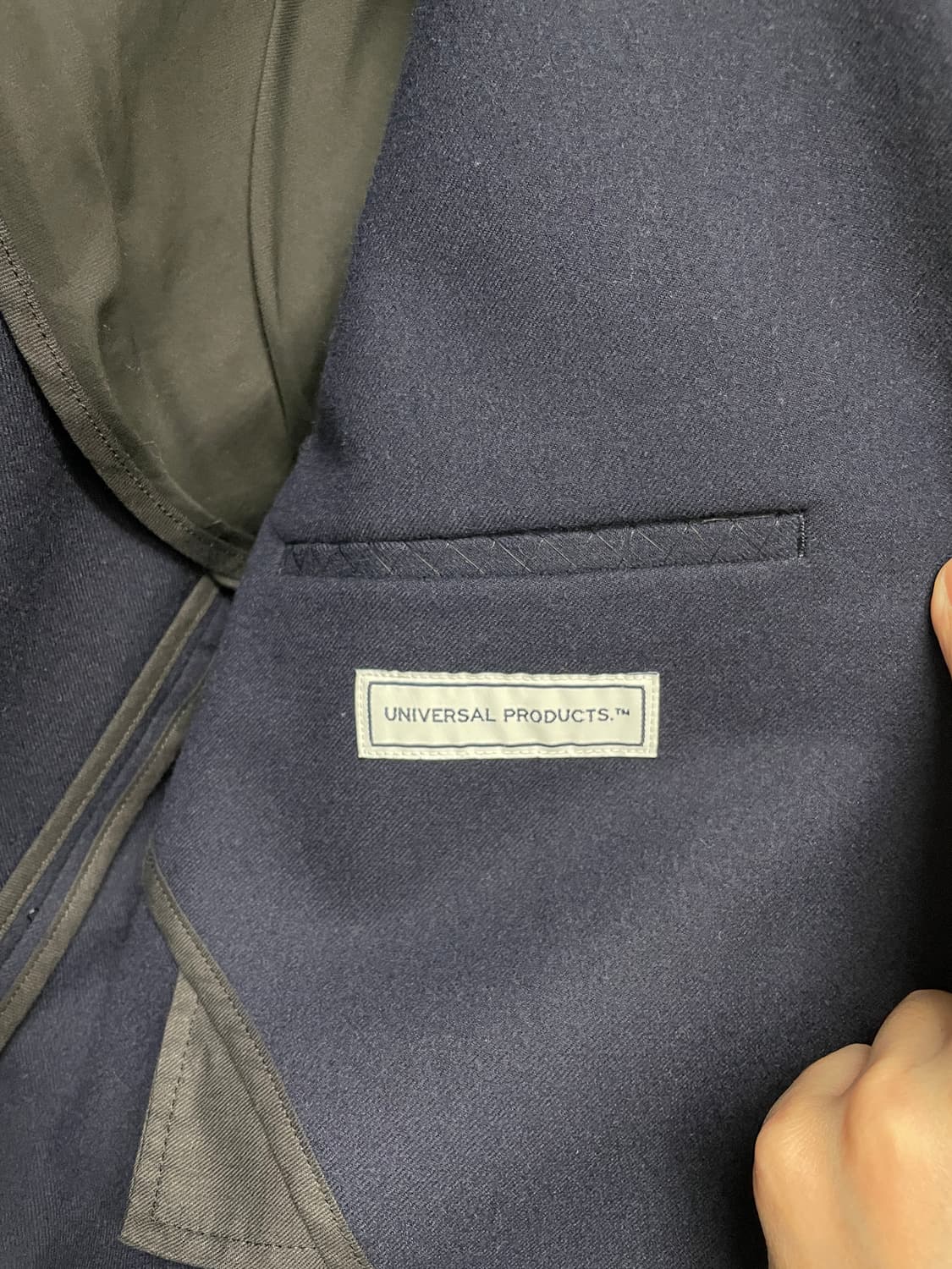 UNIVERSAL PRODUCTS Navy Twill Wool Suit 상품이미지5