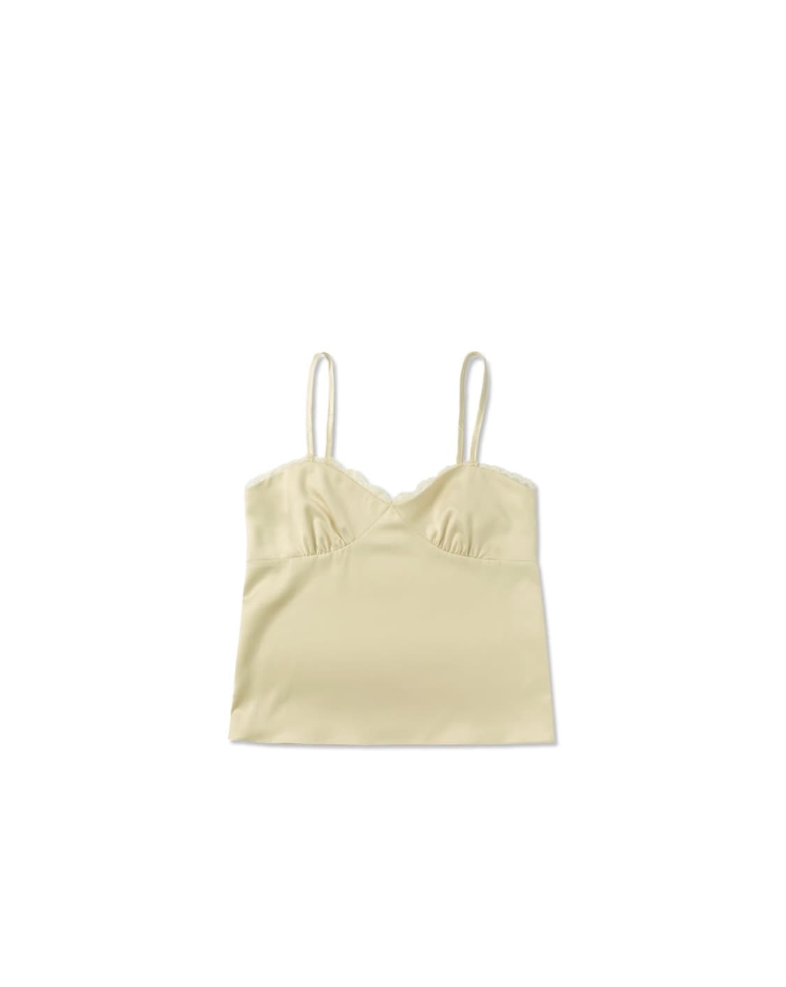 위드아웃썸머 세틴 레이스 탑 버터 상품이미지2