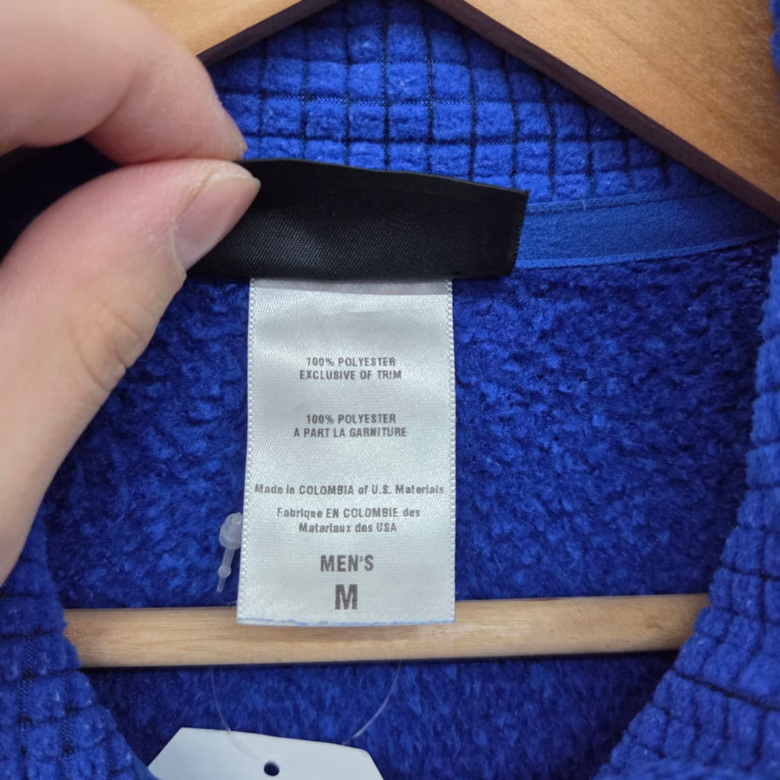 파타고니아 레트로 파일 플리스 자켓 블루 M 상품이미지5