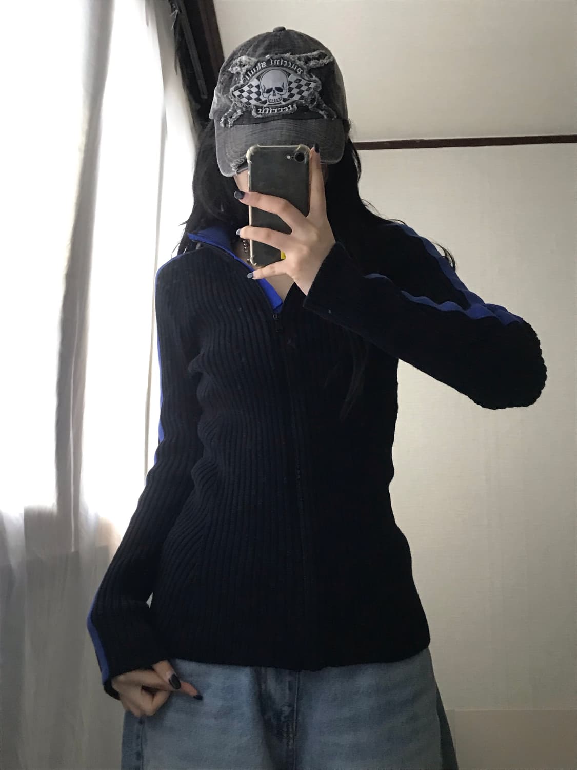 폴로 딱붙핏 니트집업 상품이미지7