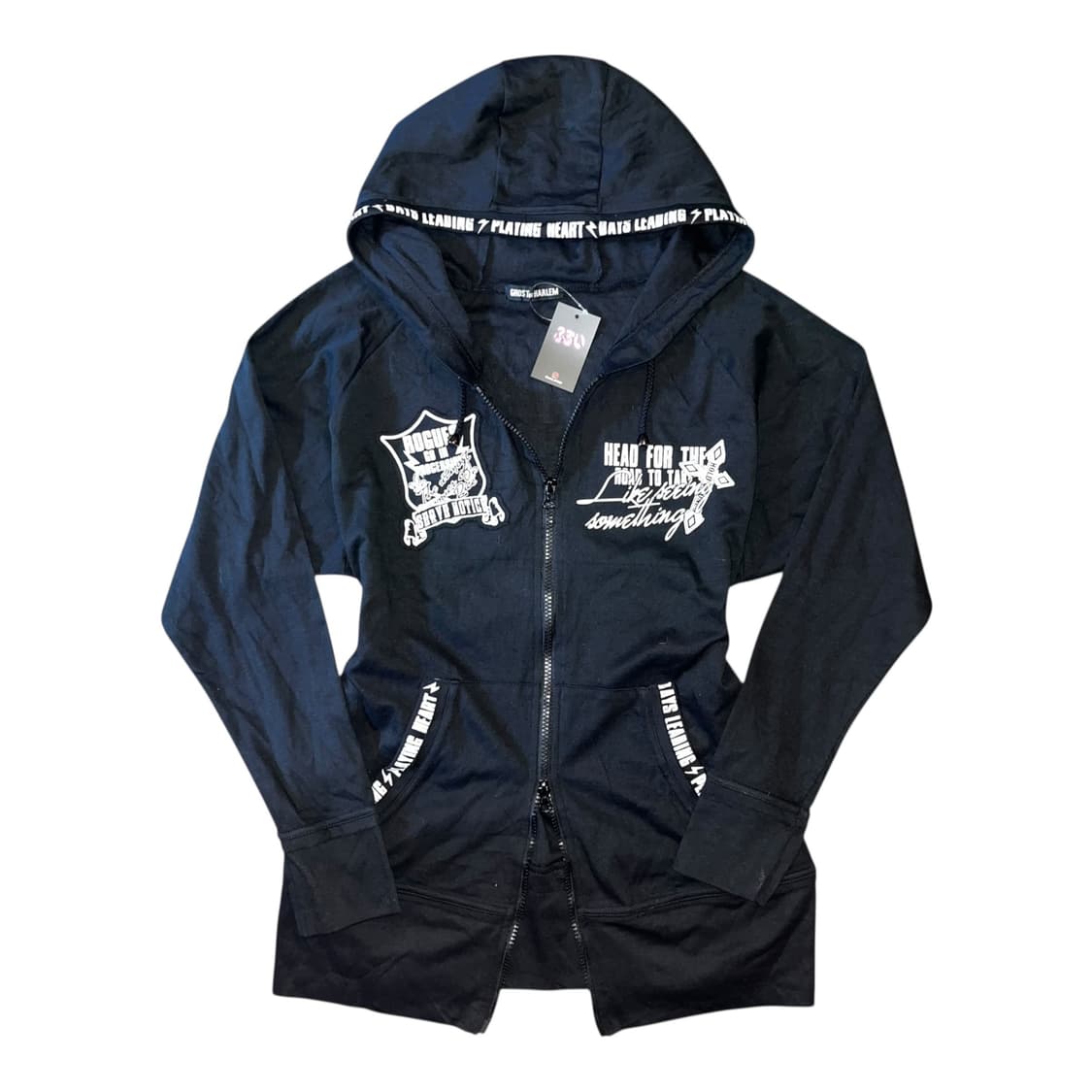 ghost of harlem 고스트오브할렘 투웨이 후드집업 펑크 y2k 상품이미지3