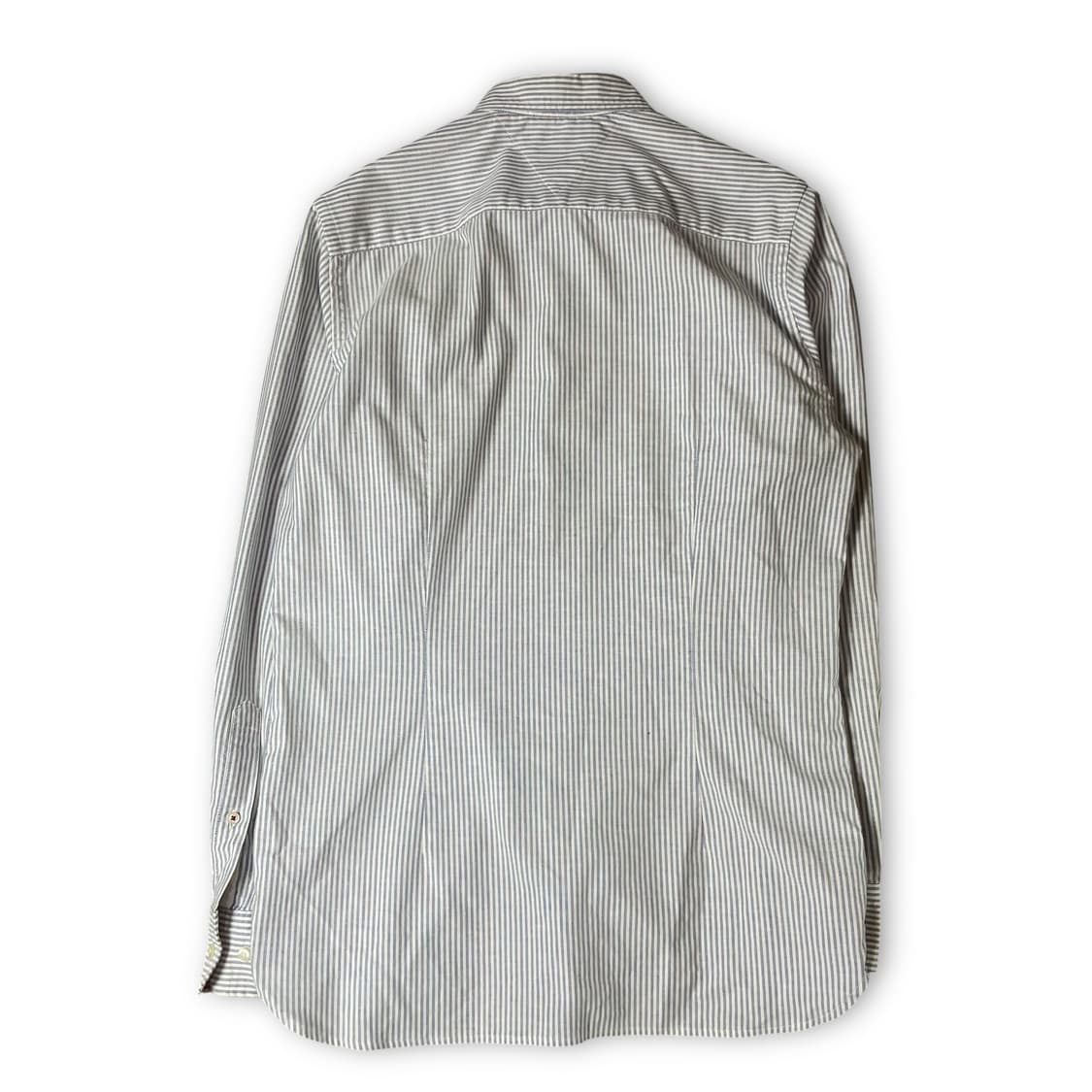 타미힐피거 자수로고 블루 스트라이프 긴팔 셔츠 슬림핏 M 상품이미지2