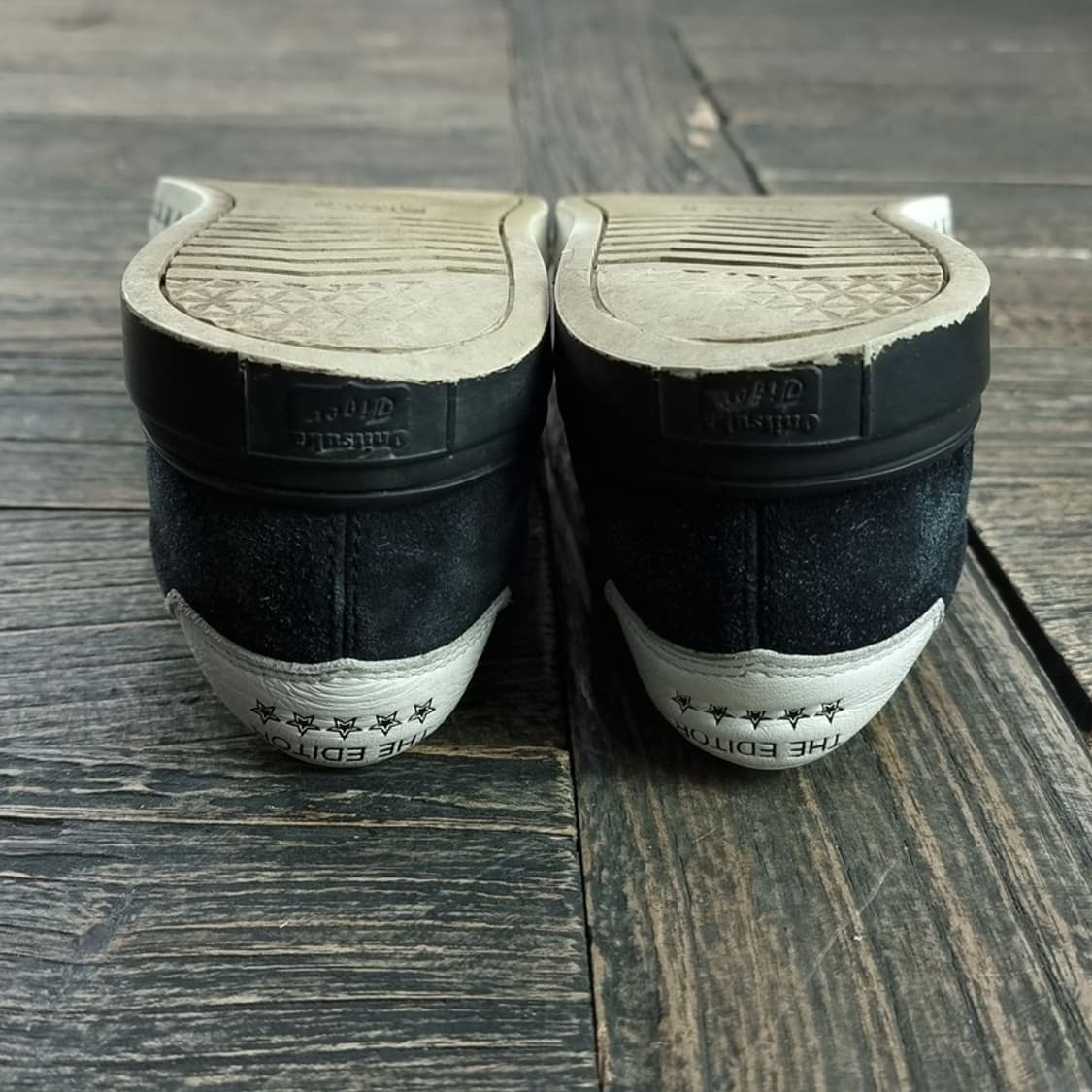 [오니츠카 타이거] 스웨이드 도킹 블랙 & 화이트 스니커즈 M19241 상품이미지6