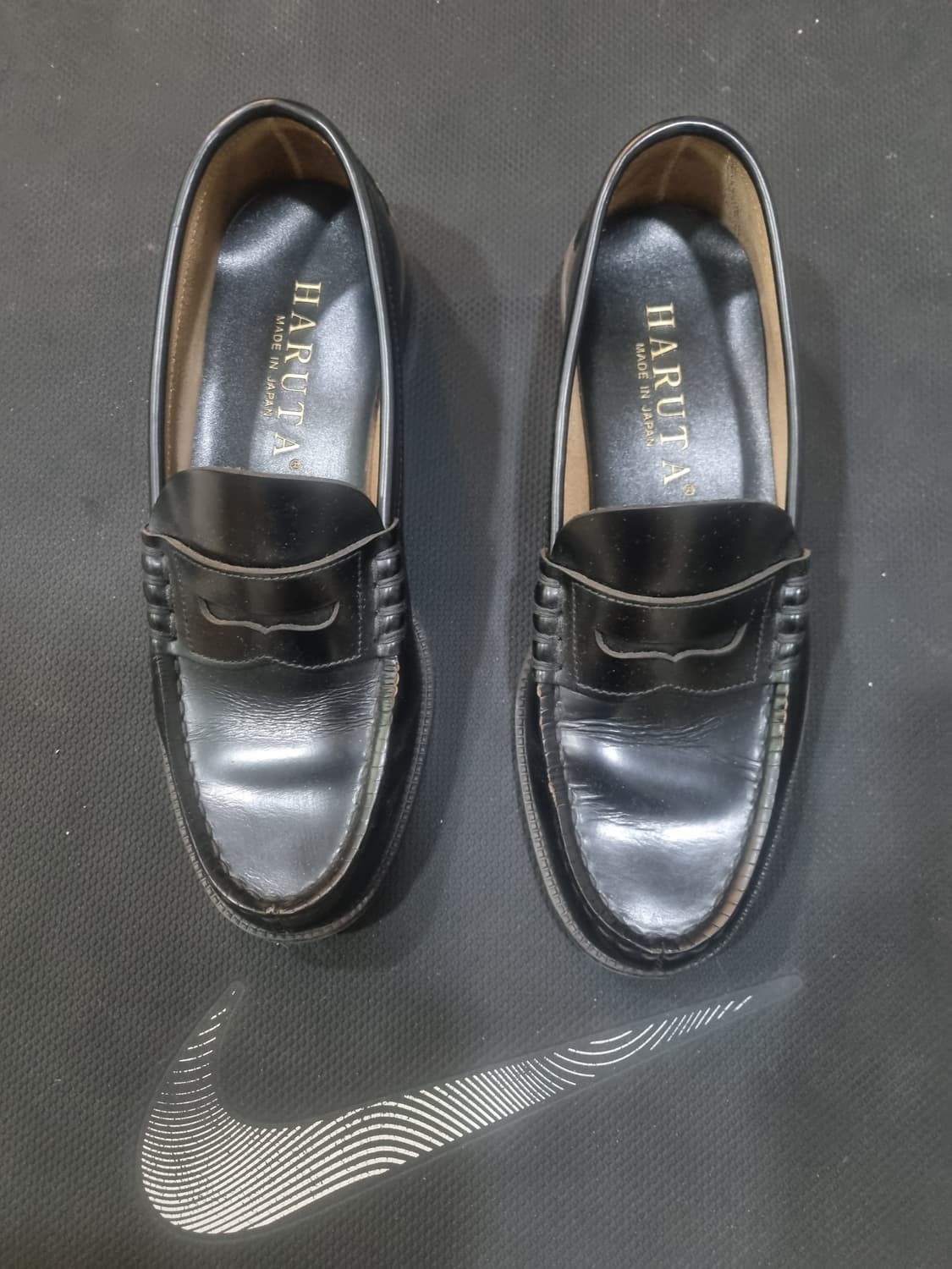 하루타(HARUTA) 906 페니 로퍼 블랙 (260 EEE) 상품이미지2