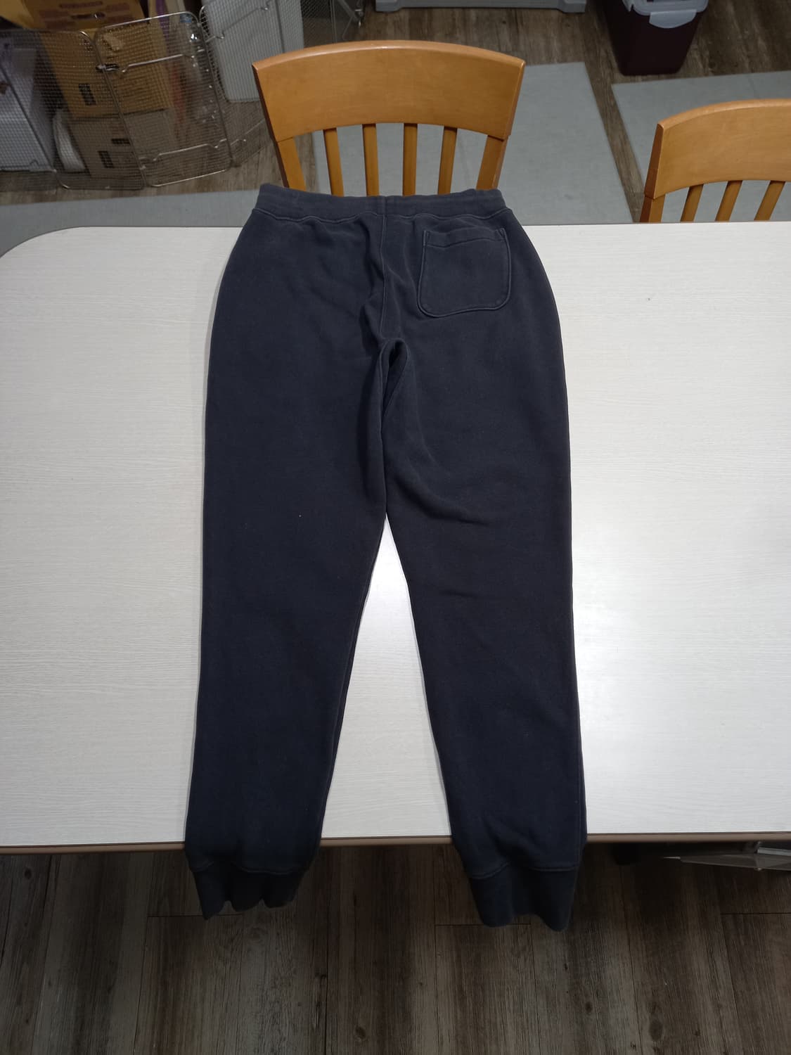 34 Champion 기모 스판 조거팬츠 블랙 34-542 상품이미지2