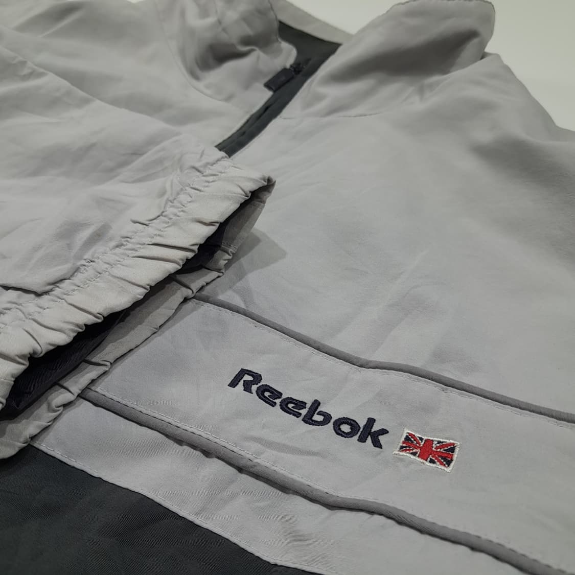 CL716 M 리복 90s 유니언잭 올드스쿨 바람막이 자켓 상품이미지4