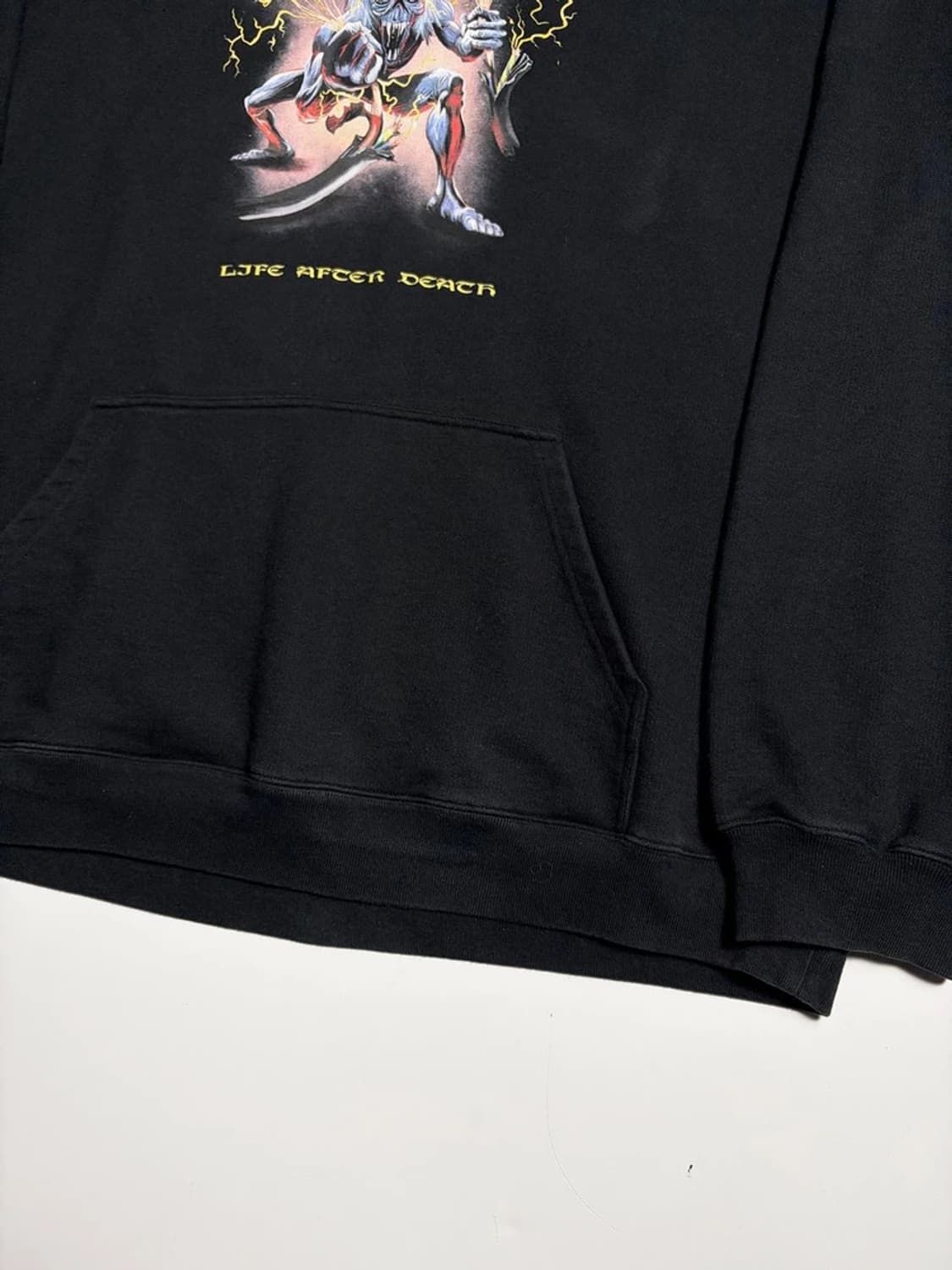 베트멍 21SS 일렉트릭 로고 헤비메탈 후드티 R1295 상품이미지3