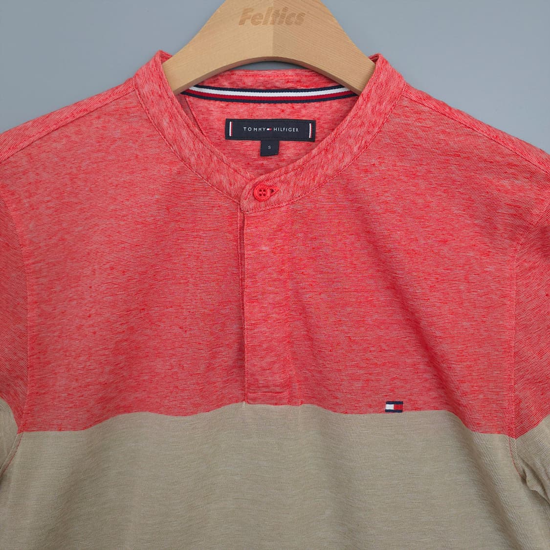 타미힐피거 Tommy Hilfiger 컬러 블록 반팔티 S 상품이미지2