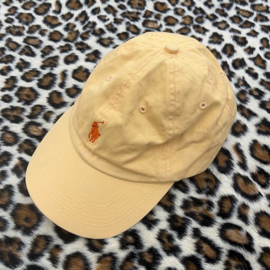 폴로 랄프로렌 레트로 빈티지 Y2K 연노랑 볼캡 C09600 상품이미지3