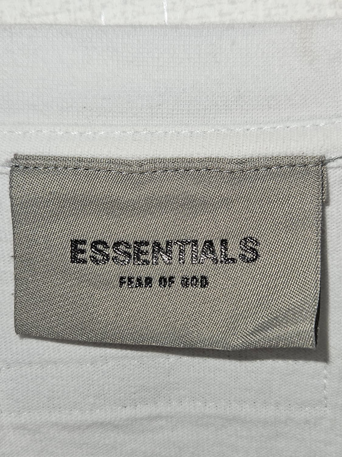에센셜 피오갓 ESSENTIALS 반팔티셔츠 화이트 정품 XL 상품이미지3