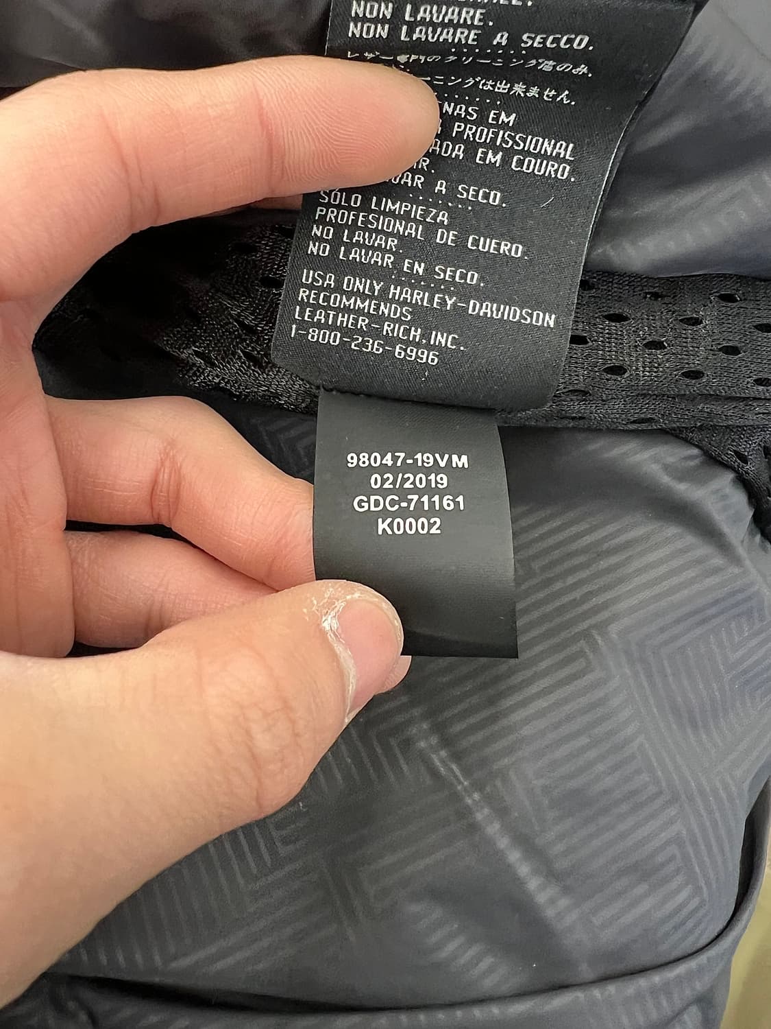 할리데이비슨 V 레이서 버팔로 라이딩 레더 자켓 상품이미지10