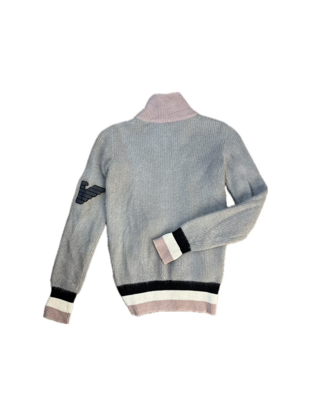 엠프리오 아르마니 니트 배색 집업가디건 상품이미지2