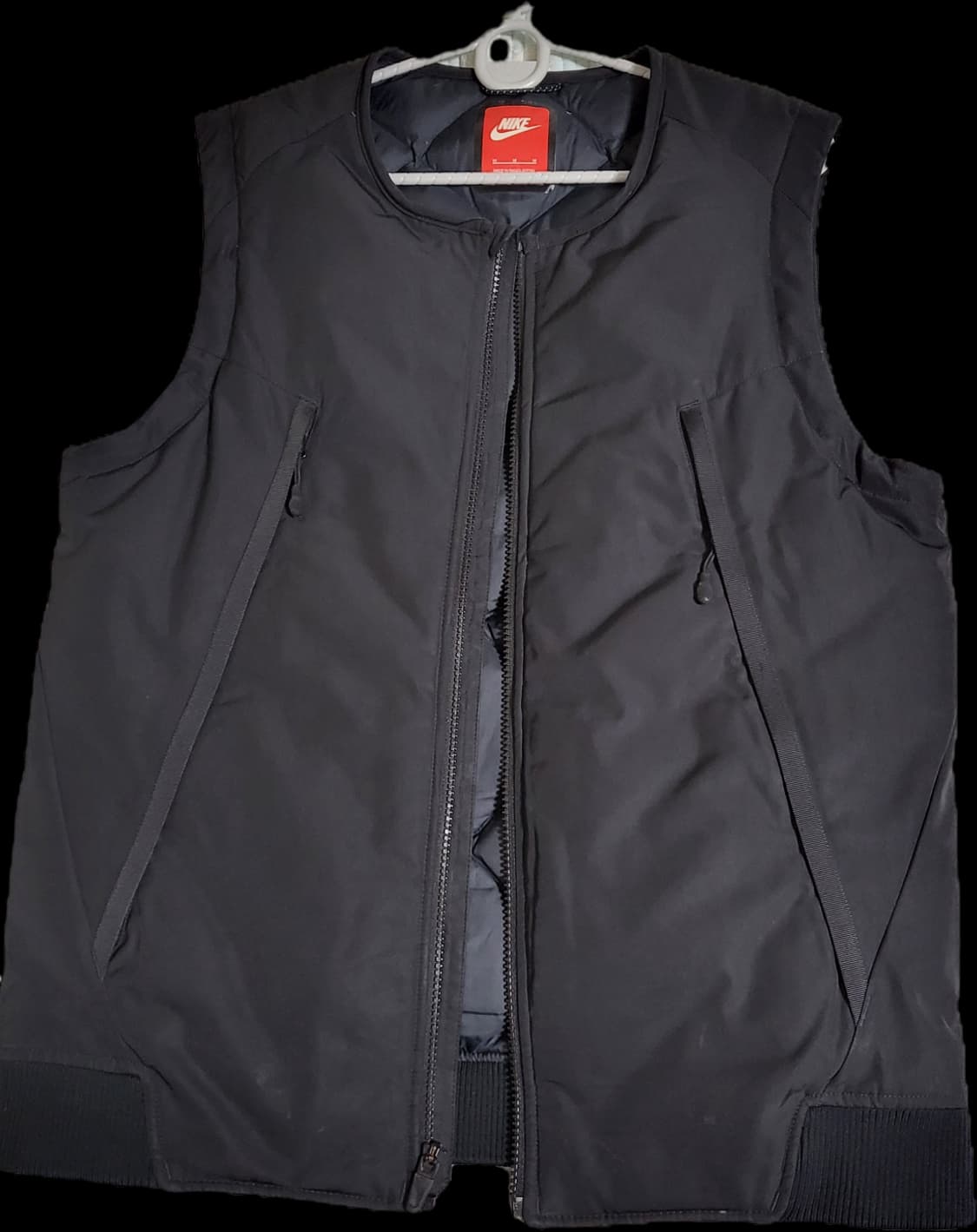 나이키(NIKE) 남성용 블랙 패딩 조끼 (사이즈 M 95) 상품이미지1