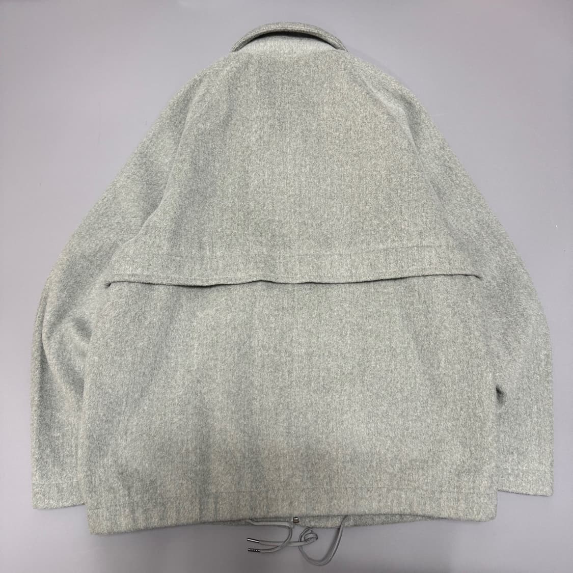 B:MING by BEAMS 그레이 스트랩 드로우코드 집업 블루종 자켓 상품이미지7