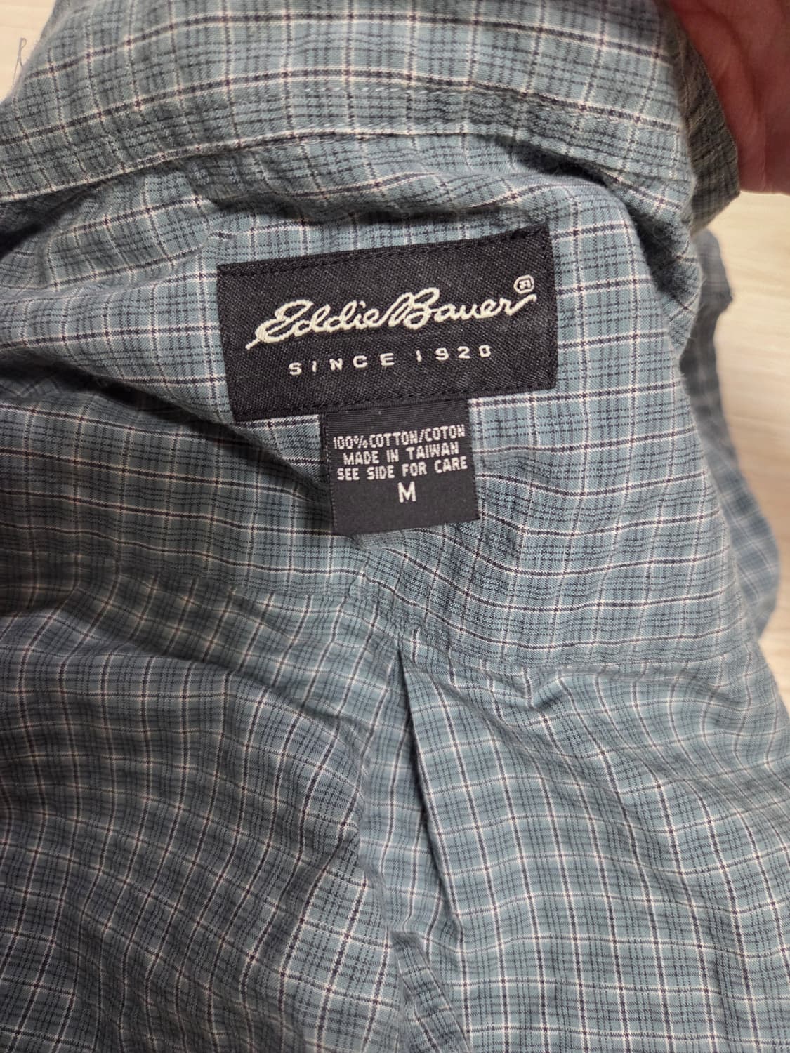 에디바우어(Eddie Bauer) 체크 반팔 셔츠 XL 상품이미지3