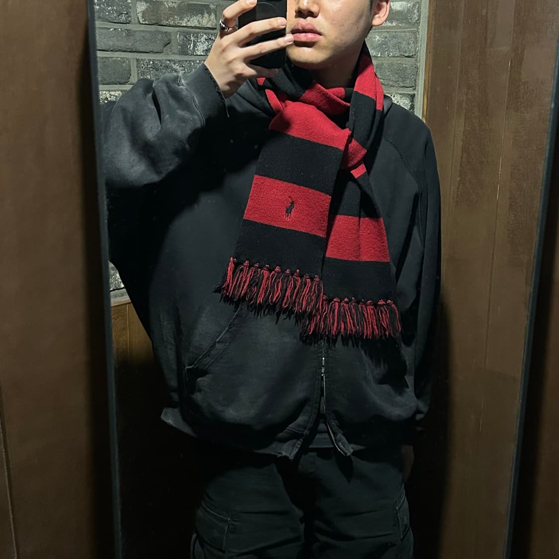 폴로 랄프로렌 울 캐시미어 머플러 목도리 상품이미지6