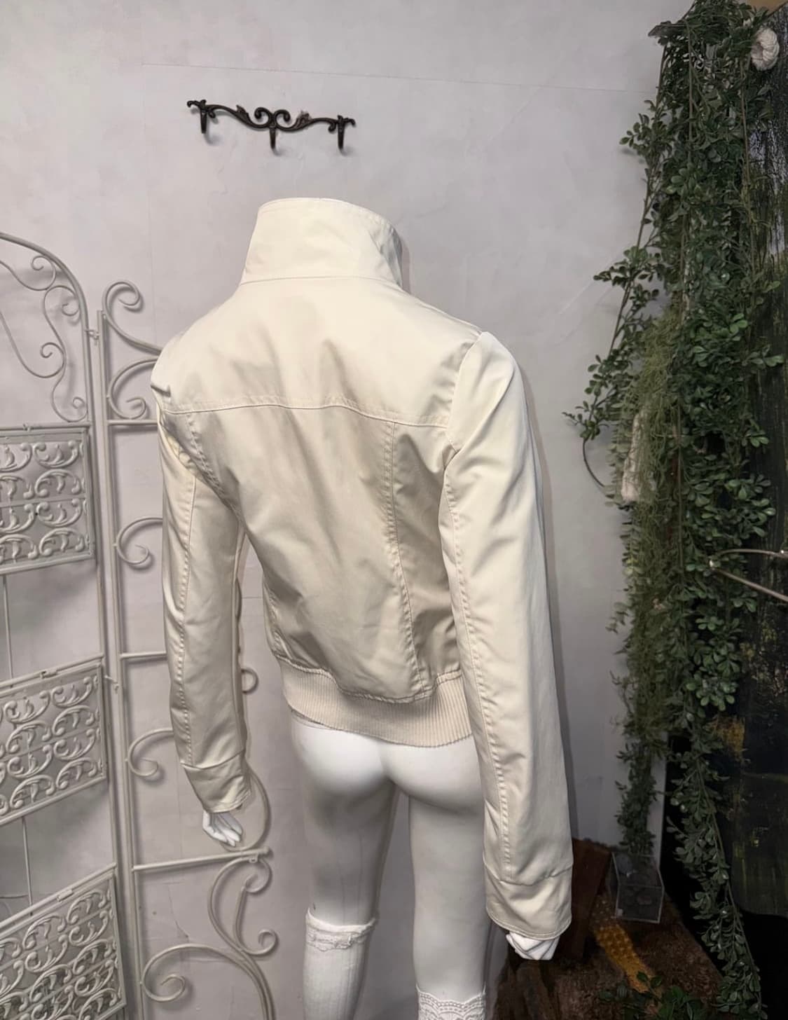 아이보리 디테일 야상 후드집업 상품이미지4