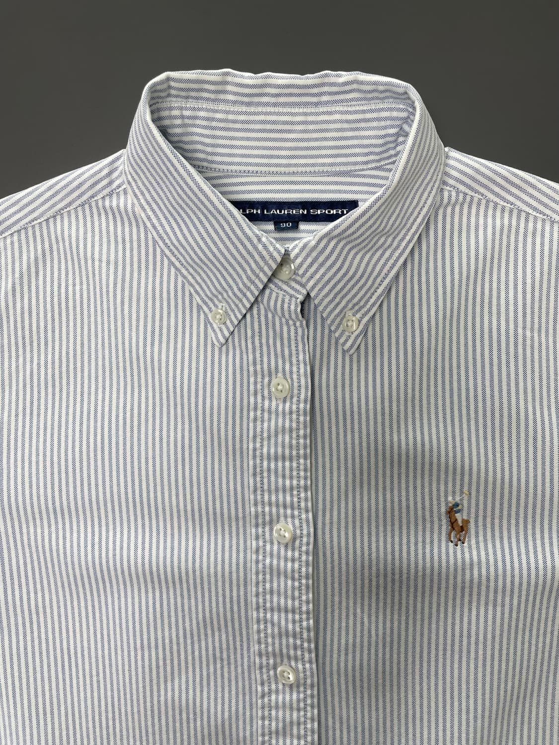 [M] 폴로 랄프로렌 여성 옥스포드 스트라이프 셔츠 상품이미지7
