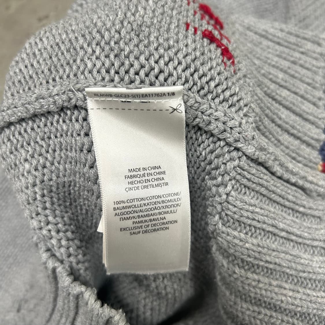 폴로 성조기 니트[1422] 상품이미지7