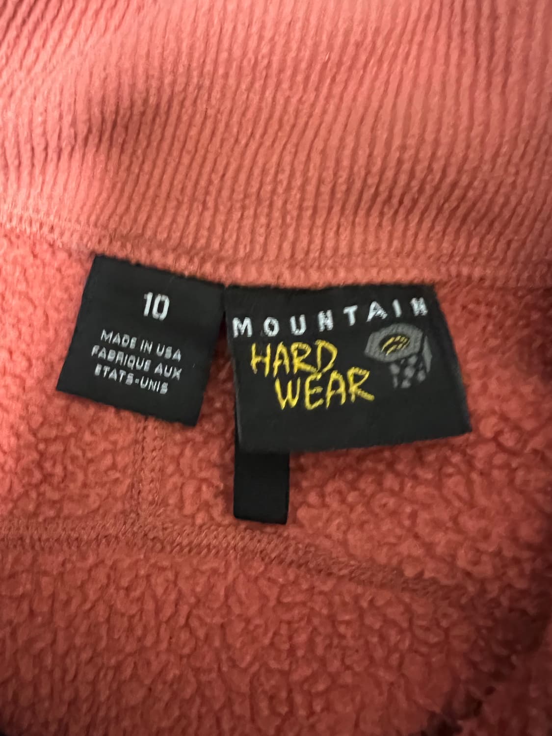 90s 마운틴 하드웨어 핑크 플리스 집업 자켓 USA 상품이미지3