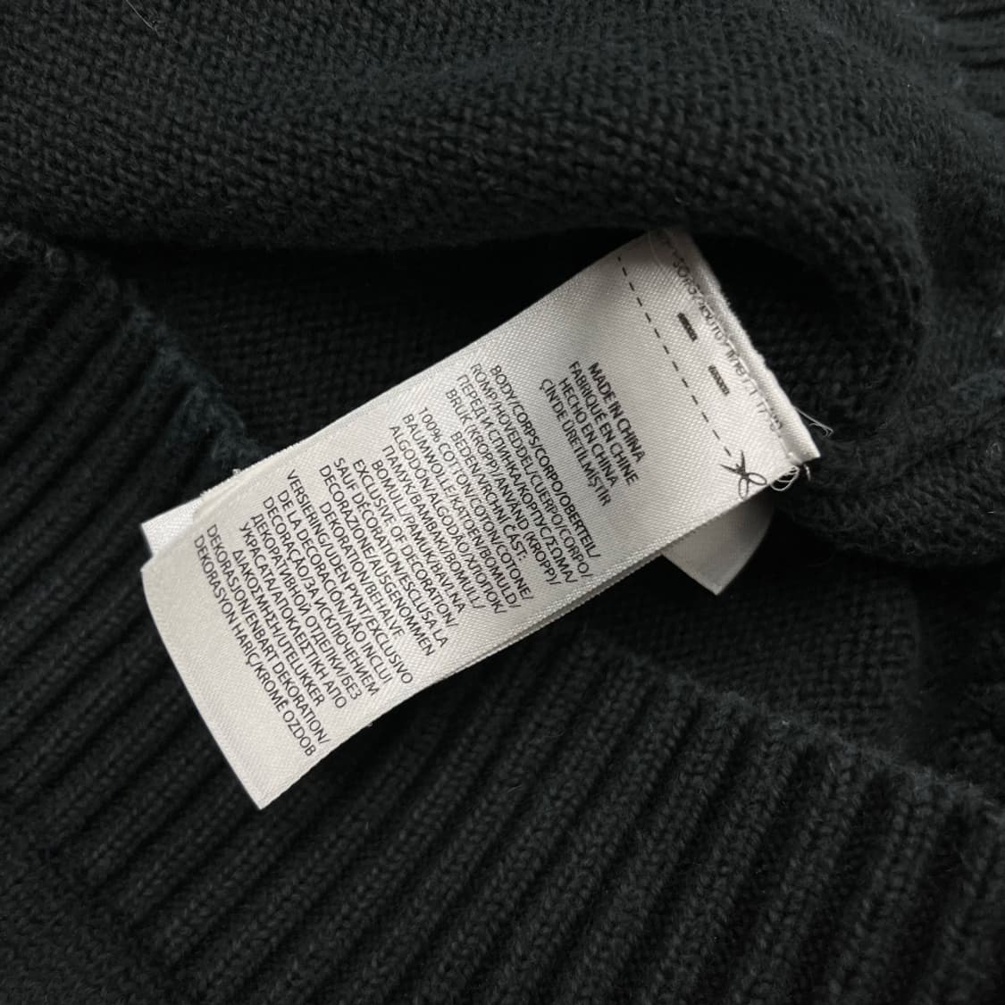 폴로 랄프로렌 레드포니 블랙 카라니트 L 상품이미지5