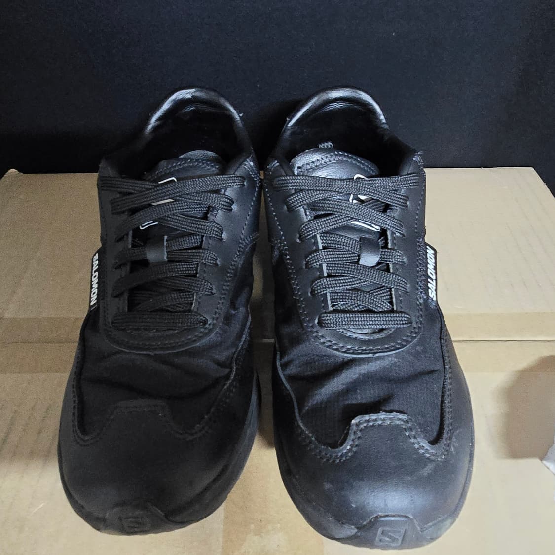 꼼데가르송x살로몬 sr90 블랙(250사이즈) 상품이미지1