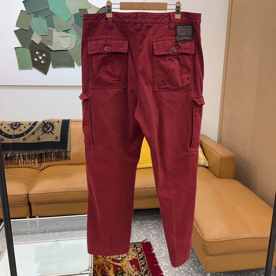 푸부 FUBU 올드스쿨 카고팬츠 면바지 35인치 C05054  상품이미지2