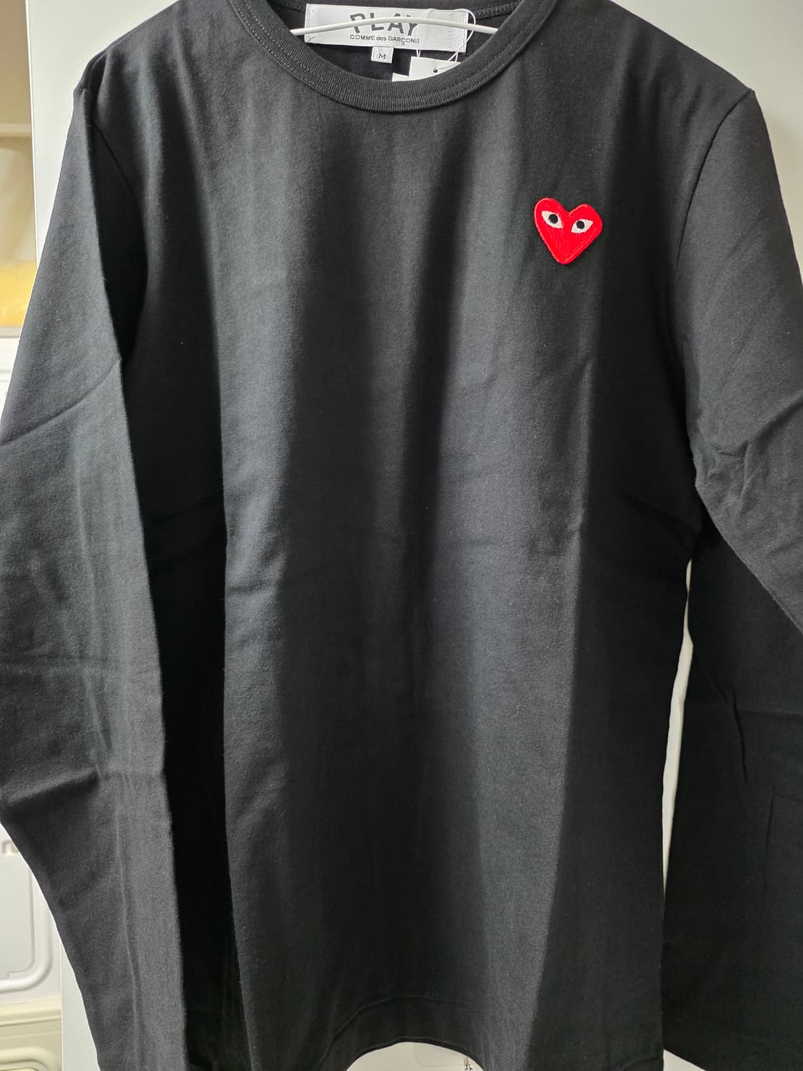 꼼데가르송 블랙 와펜 긴팔 티셔츠 상품이미지2