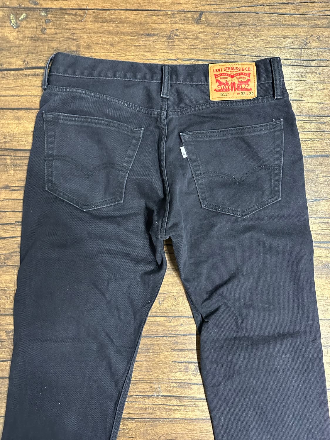 리바이스 LEVIS 블랙 빈티지 데님 팬츠 32사이즈 상품이미지5