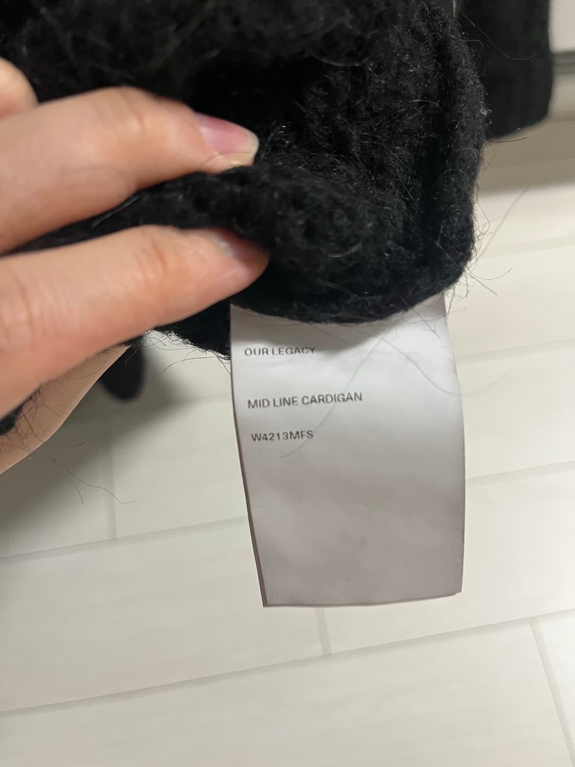 아워레가시 미드라인 가디건 2way 36사이즈 상품이미지9