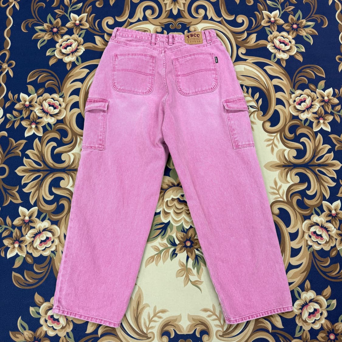 (L)유쓰베스 YBCC 카고데님팬츠(핑크) 상품이미지4