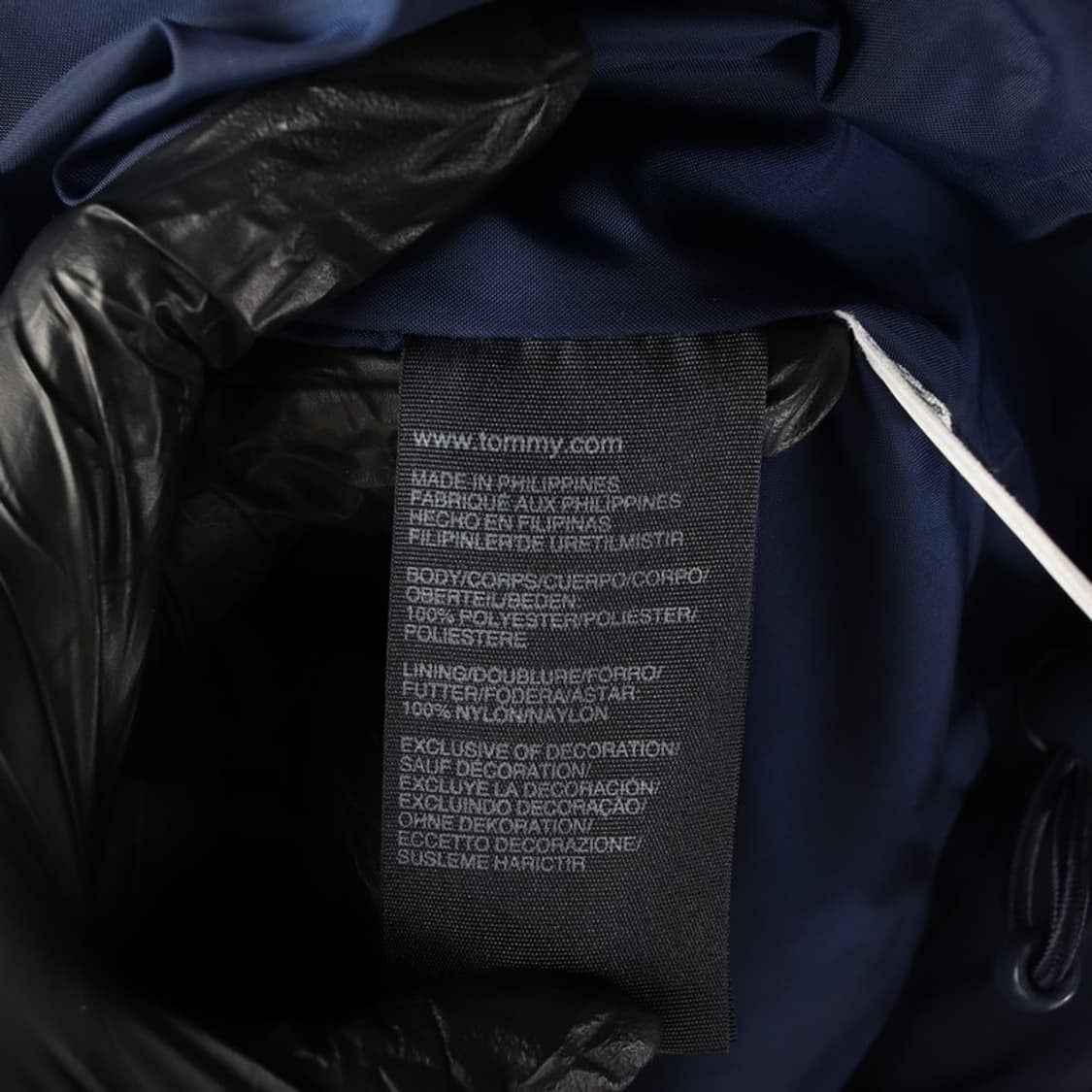 타미힐피거 올드스쿨 네이비 배색 바람막이 XL 상품이미지6