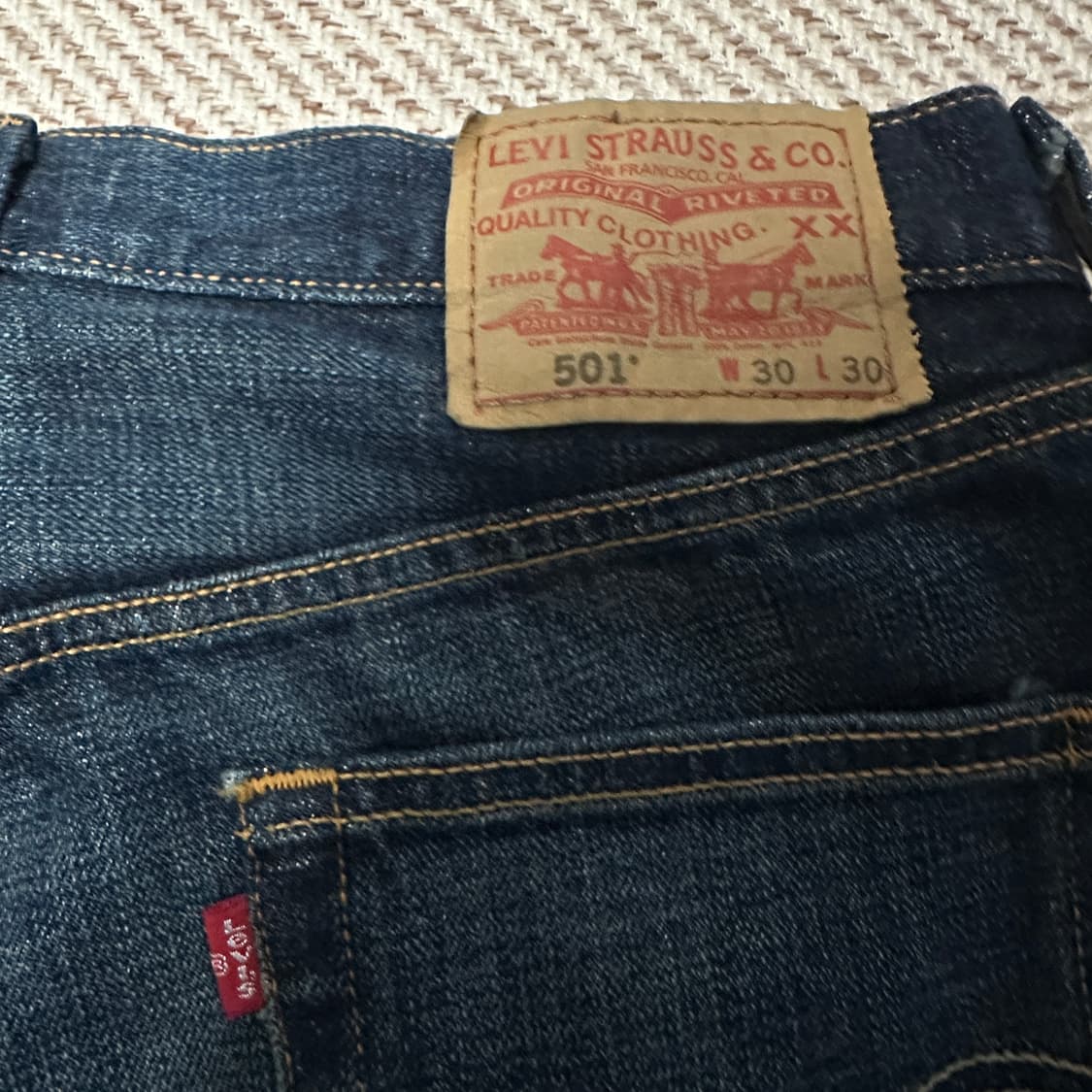 LEVI'S 501 mexico made denim pants 상품이미지3