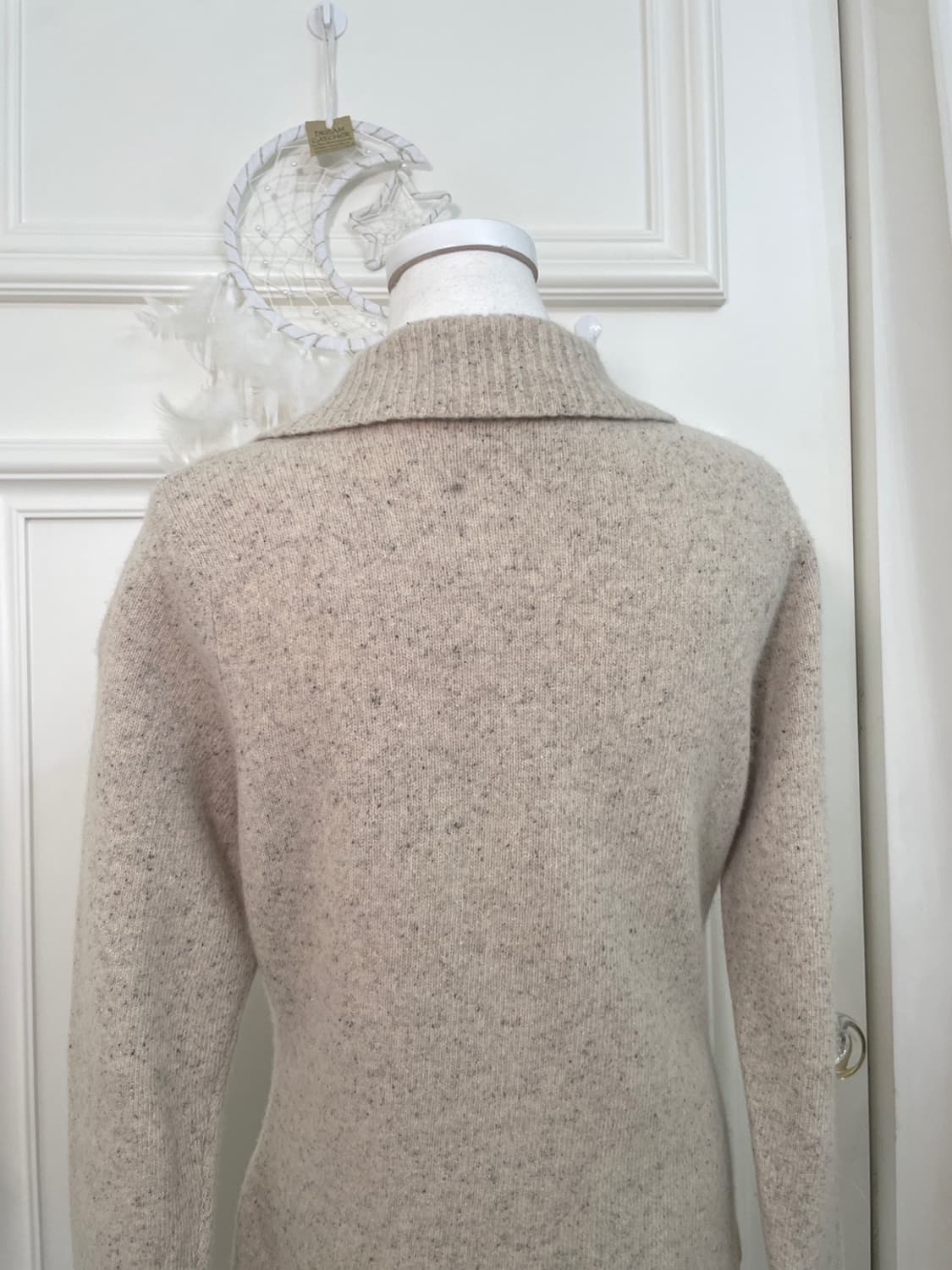 graybeige stitch point pouch point mori 상품이미지4