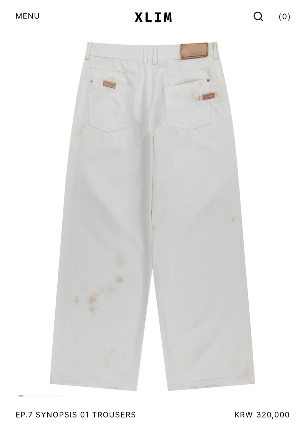 Xlim Ep.7 synopsis 01 trousers L 상품이미지2