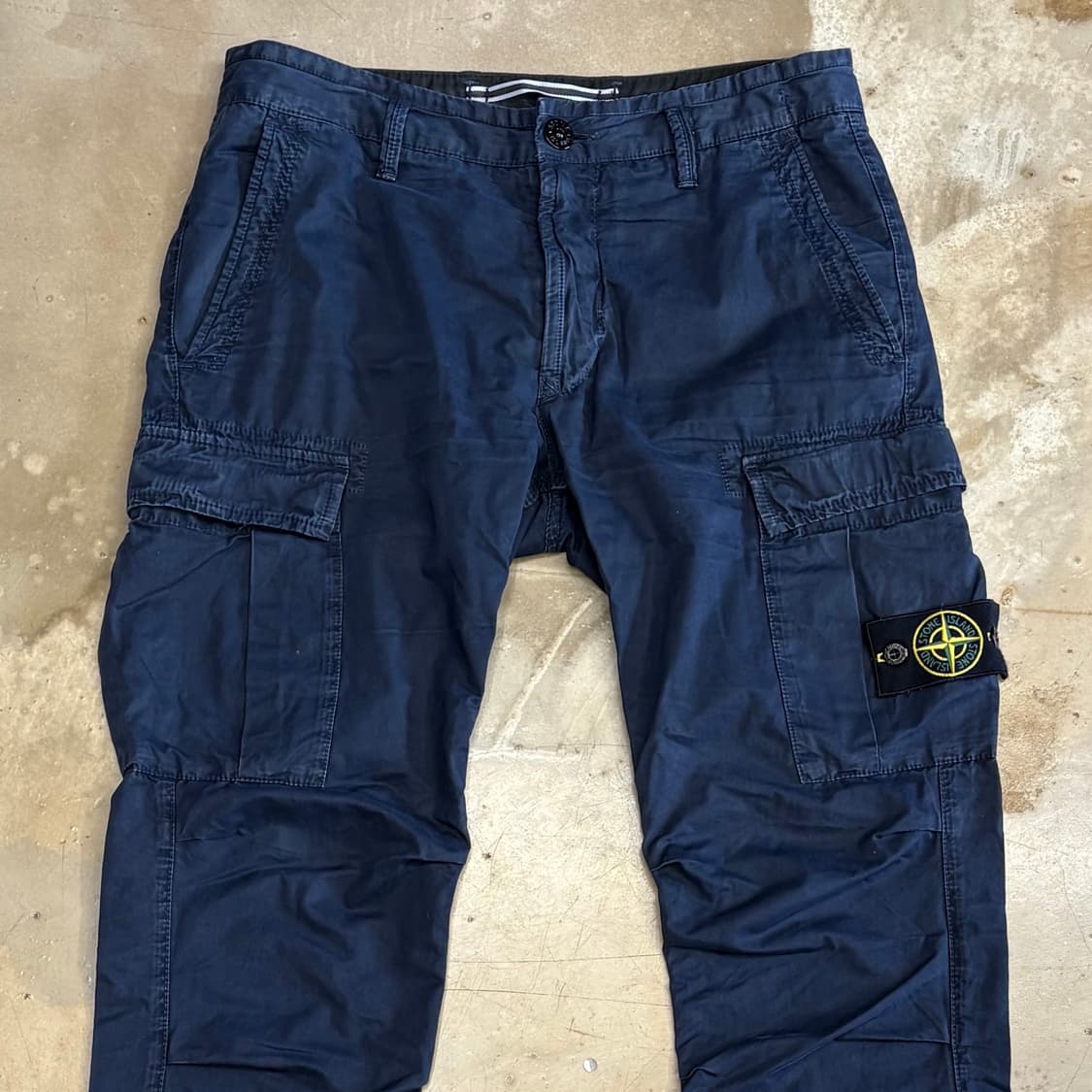 W30 스톤아일랜드 네이비 카고 조거 팬츠 상품이미지1