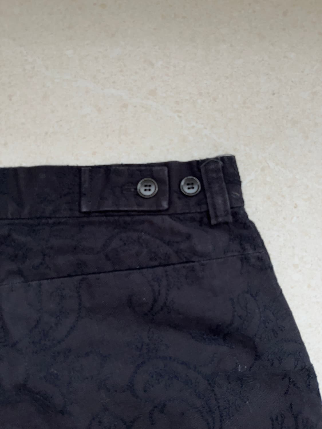 캐서린 햄넷 런던 자수 패턴 바지 상품이미지4