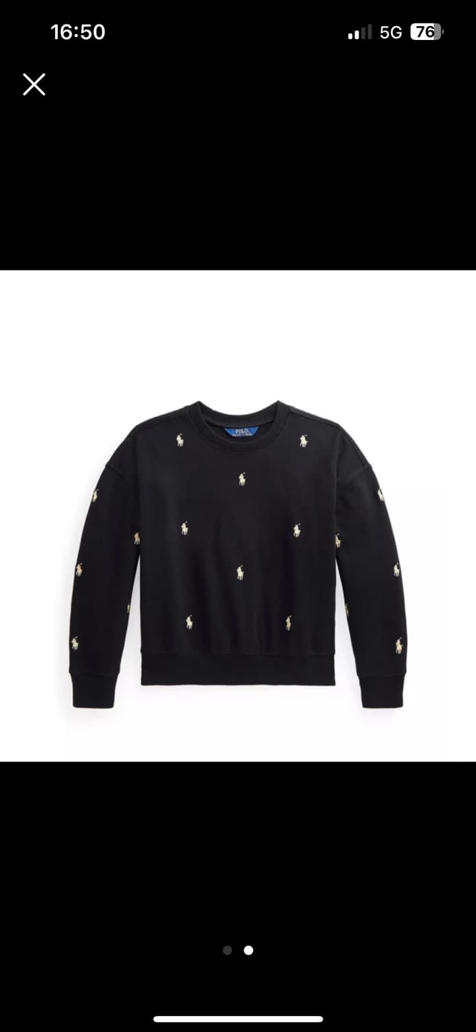 폴로 포니 맨투맨 그린 상품이미지2