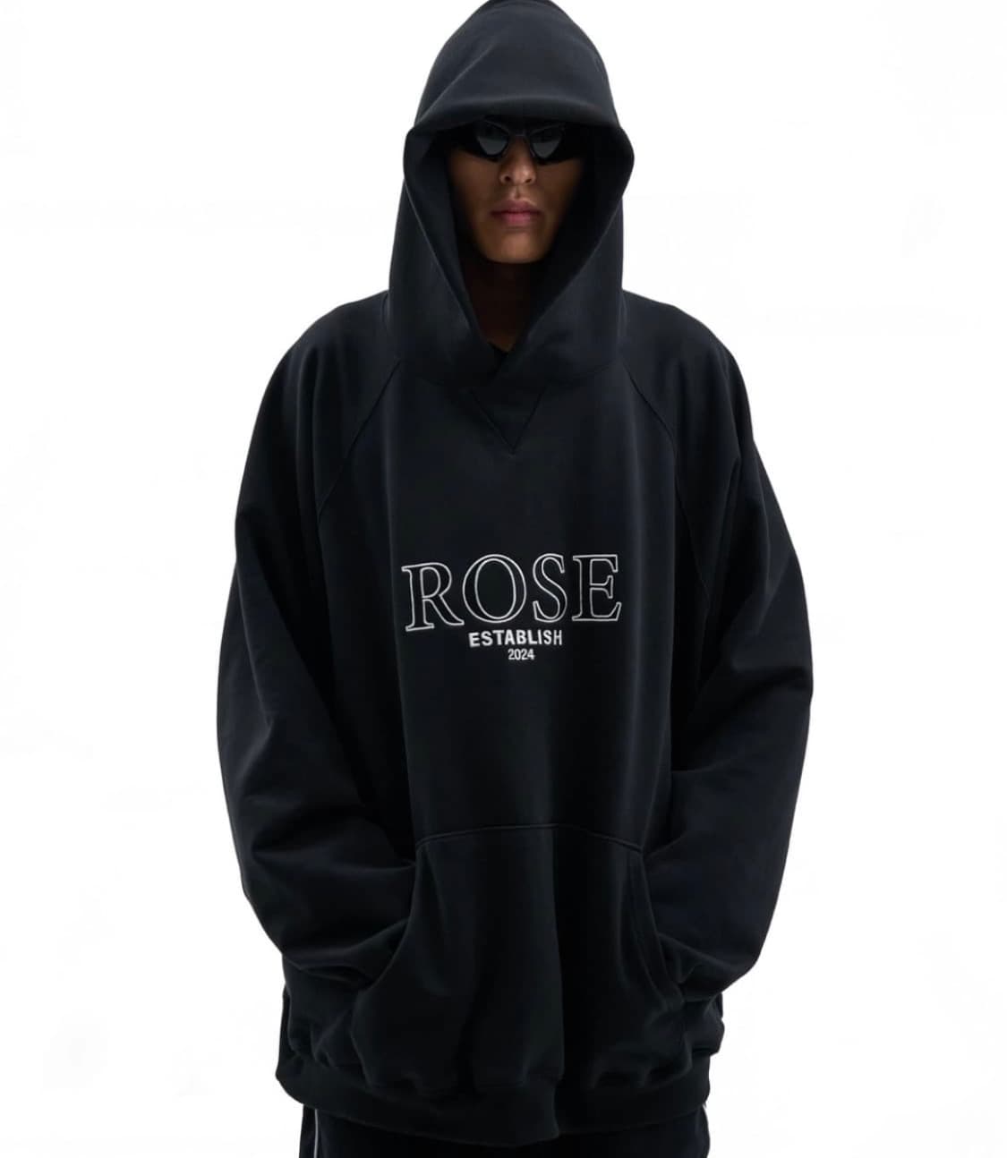 [2] 크랙로즈 crack rose 후드티 블랙 상품이미지1