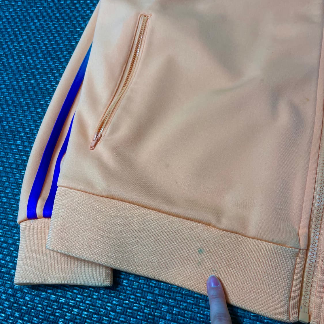 널디 코랄살구 그라데이션 트랙탑 져지 L 상품이미지3