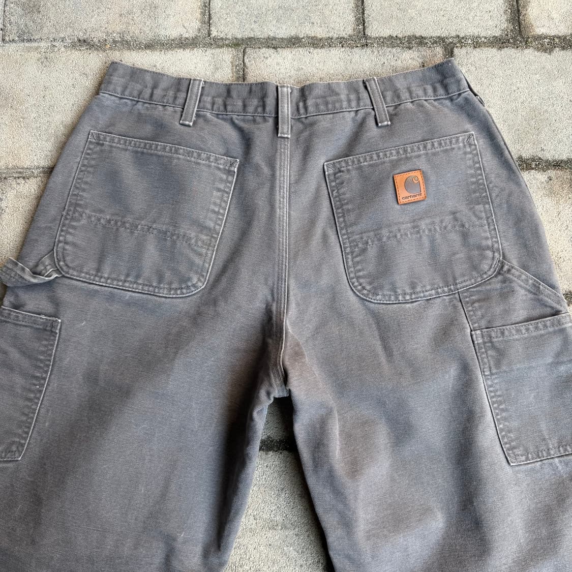 칼하트 B111 GVL 싱글니 카펜터 워크 팬츠 상품이미지6