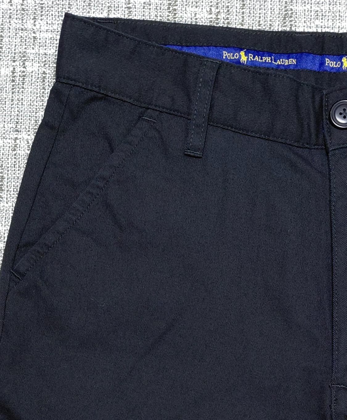 [M] POLO RALPH LAUREN 블랙 코튼 치노 쇼츠 상품이미지2