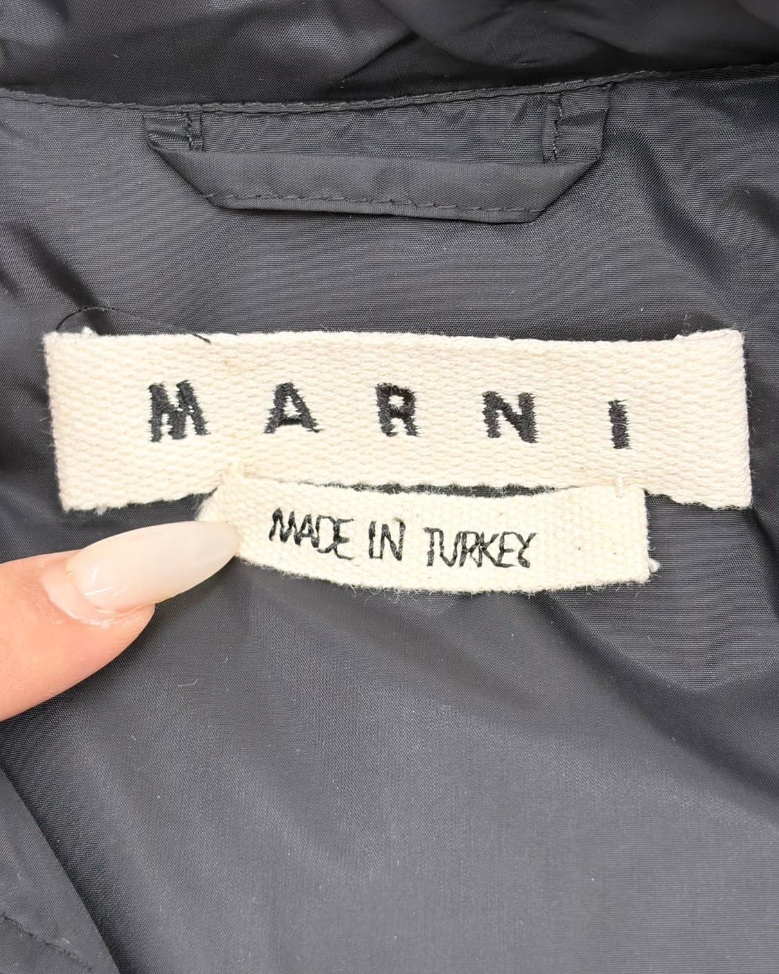 마르니 블랙 지퍼업 프론트 포켓 나일론 셔츠 자켓 상품이미지7