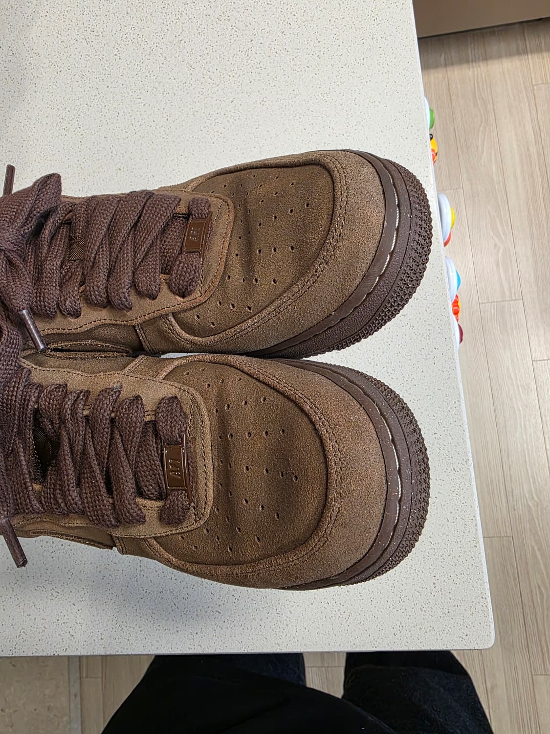 에어포스1 07 W 카카오와우 275사이즈 팔아요 상품이미지3