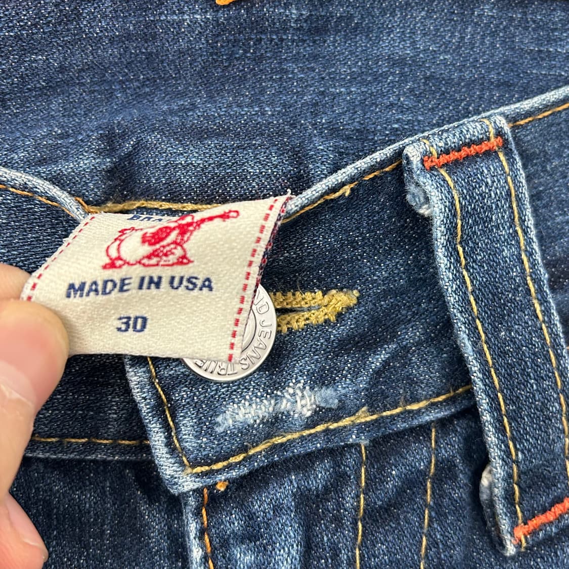 트루릴리전 월드투어 부츠컷 데님 팬츠 상품이미지8