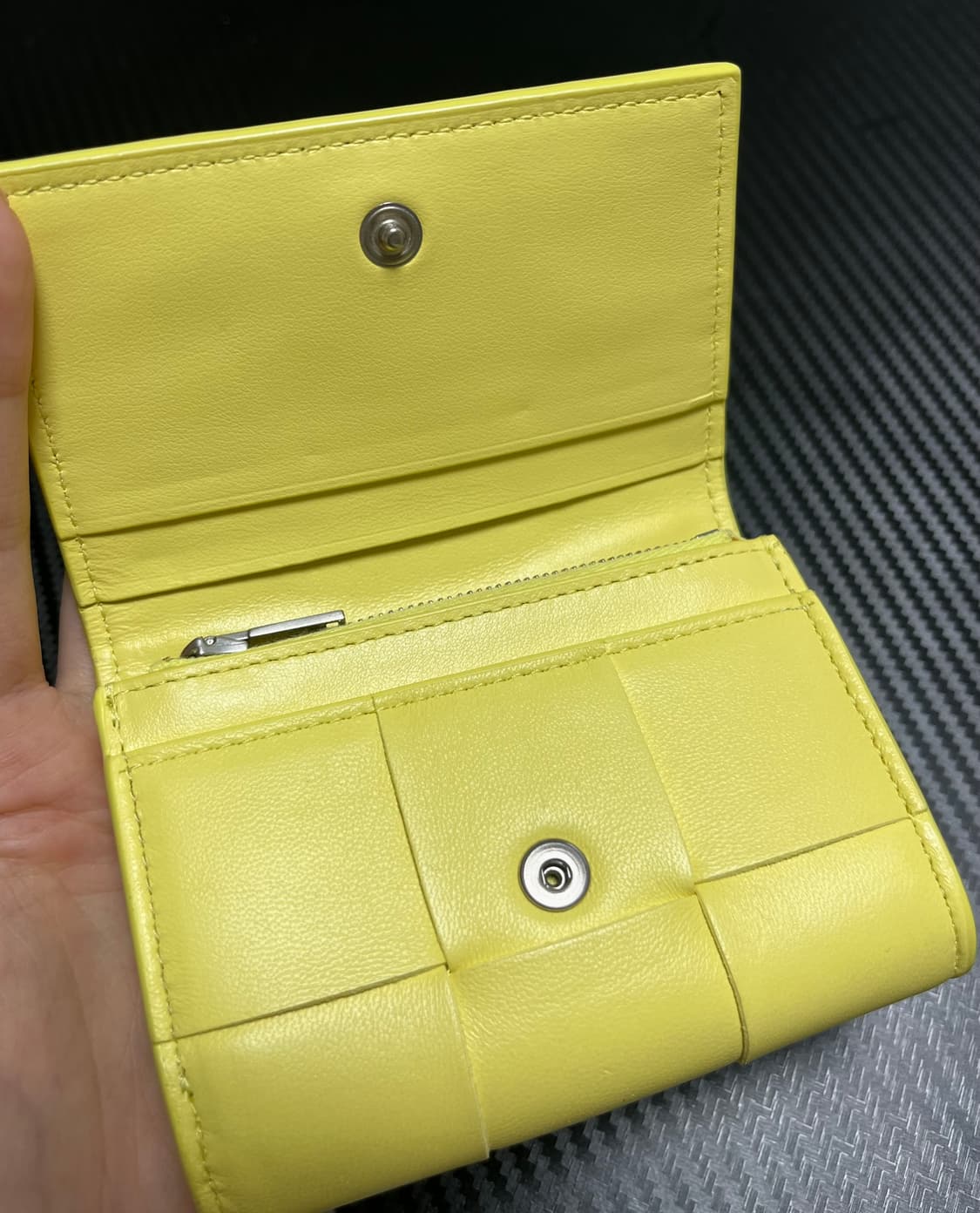 보테가베네타 카세트 반지갑 옐로우 상품이미지3