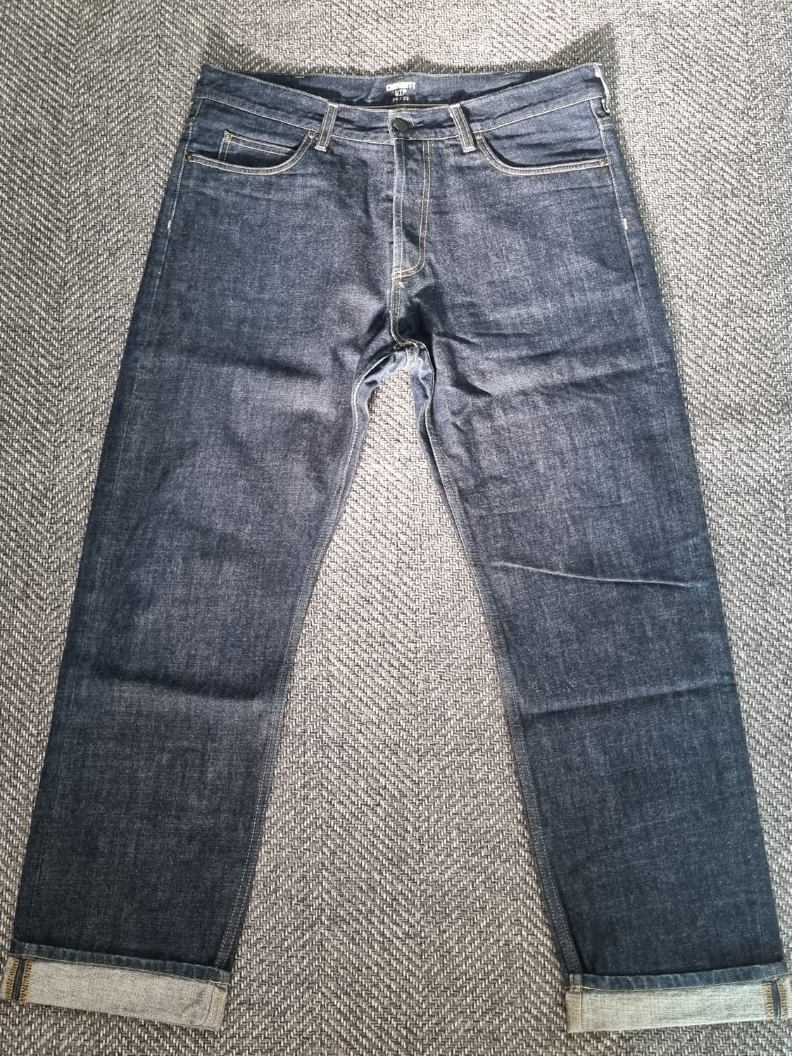 Carhartt — 데님팬츠 (Raw Denim) 상품이미지1